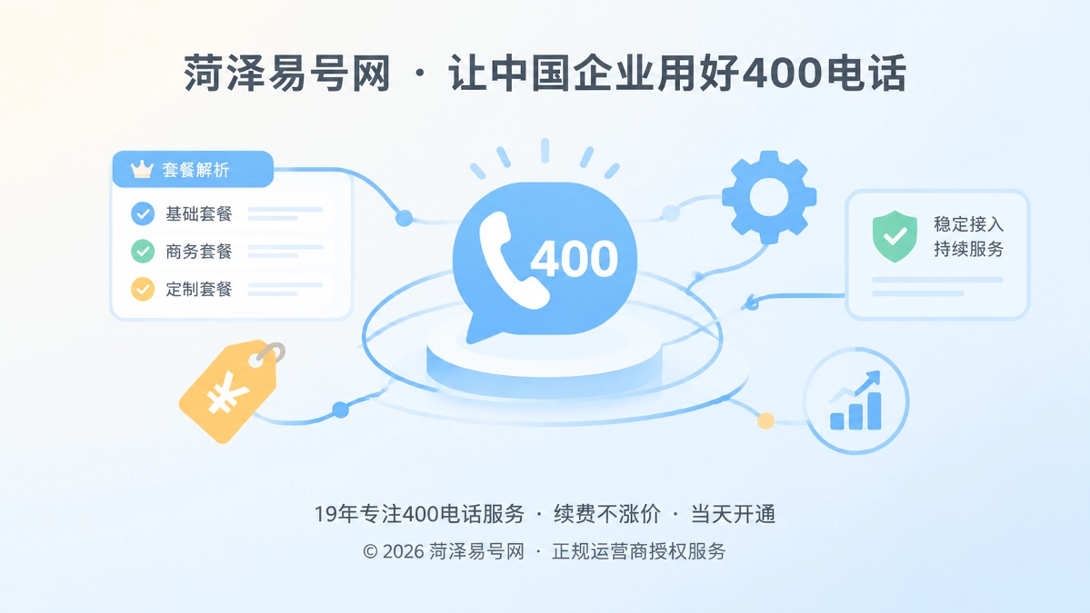 2026年400电话套餐解析：企业真正要买的是可持续通信承接能力